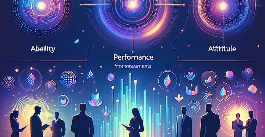 员工晋升评估的 5 个维度：能力、业绩、潜力、态度、价值观